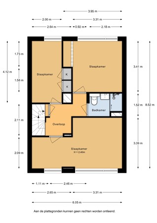Floorplan - Kenyadreef 5, 3564 CM Utrecht